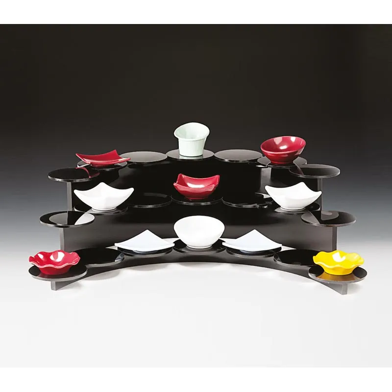 Zicco ZCP-647 Akrilik Teşhir Standı, 3 Katlı, 13 cm