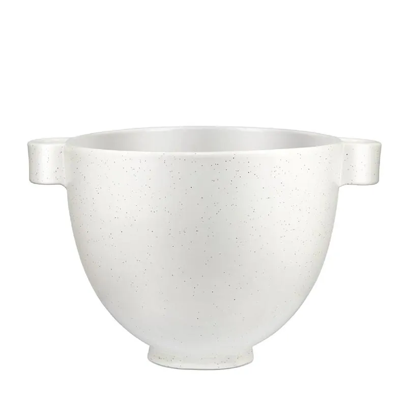 KitchenAid 5KSM2CB5PSS Classic 4.8 L Gövde için Seramik Karıştırma Kasesi, Benekli Taş