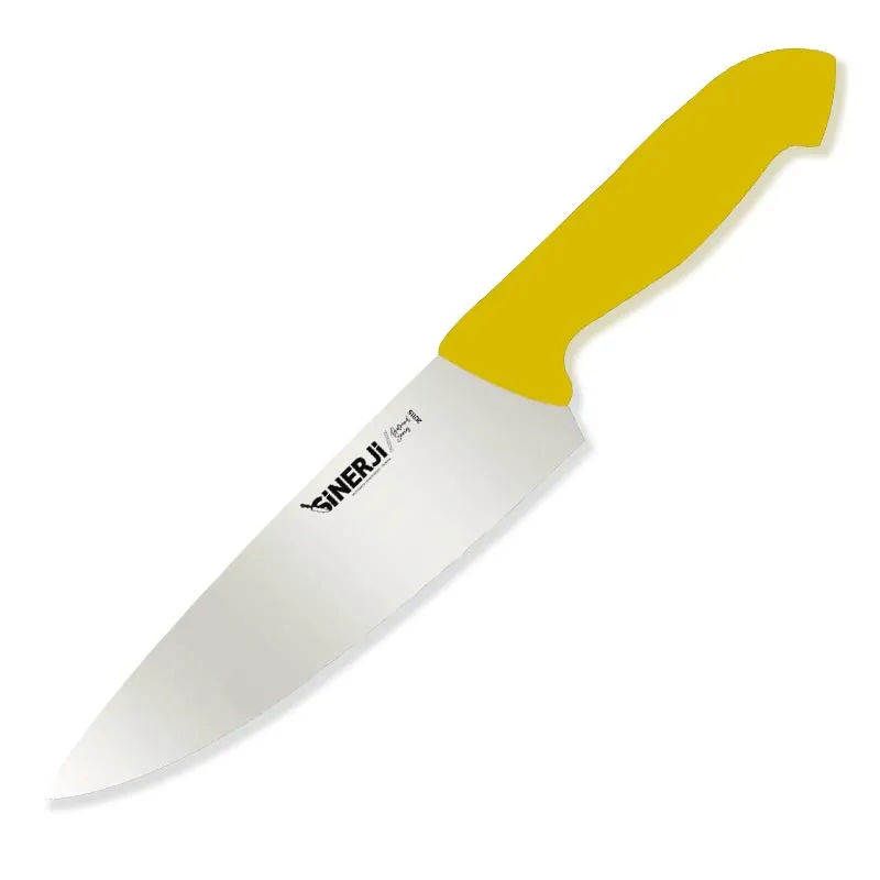 Sinerji Protrend No 1 Plastik Saplı Şef Bıçağı, 18 cm, Sarı