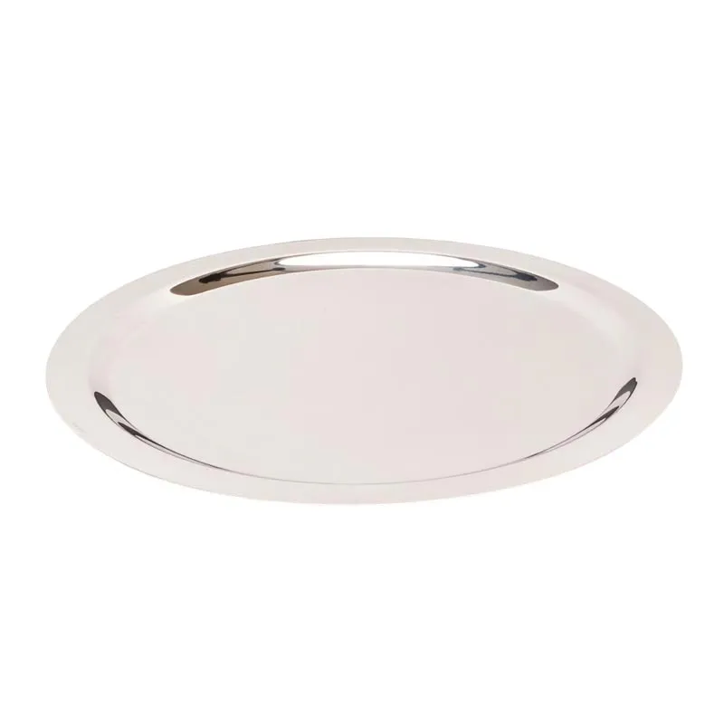Zicco ZCP-074 Çelik Yuvarlak Teşhir Tepsisi, 50 cm