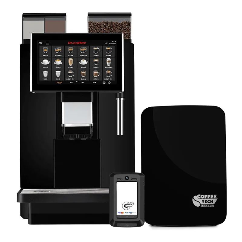 Dr.Coffee Coffee Zone Şebeke Bağlantılı Ödeme Sistemli Tam Otomatik Kahve Makinesi