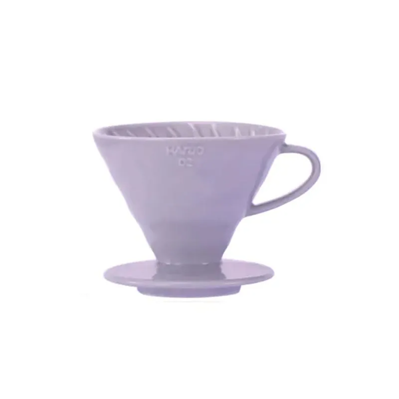 Hario VDC-02-PUH V60 02 Seramik Dripper, Açık Mor