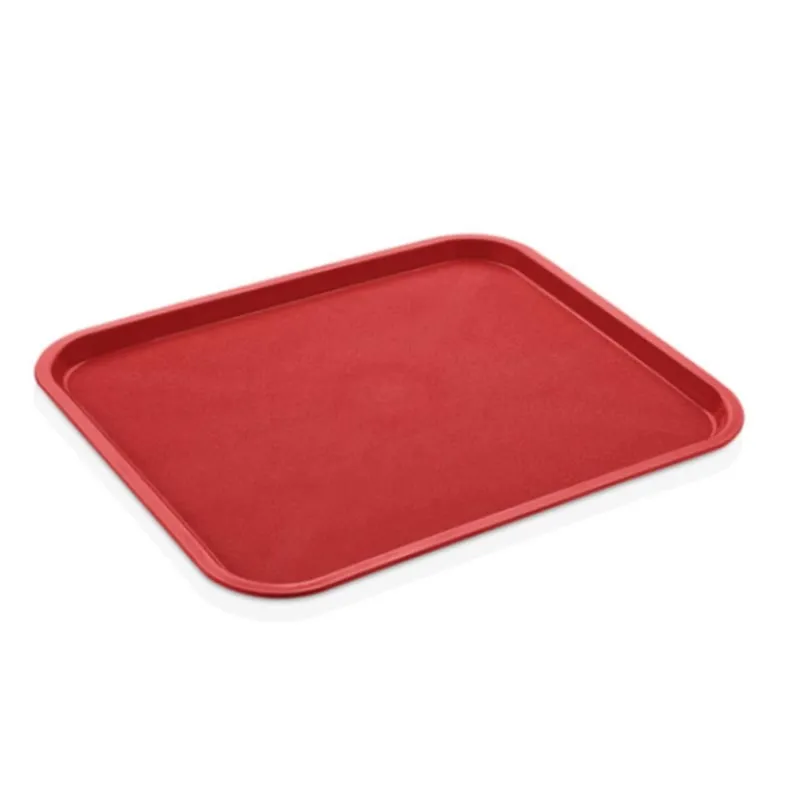 GastroPlast GTPP-2635 Polipropilen Servis Tepsisi, 26x35 cm, Kırmızı