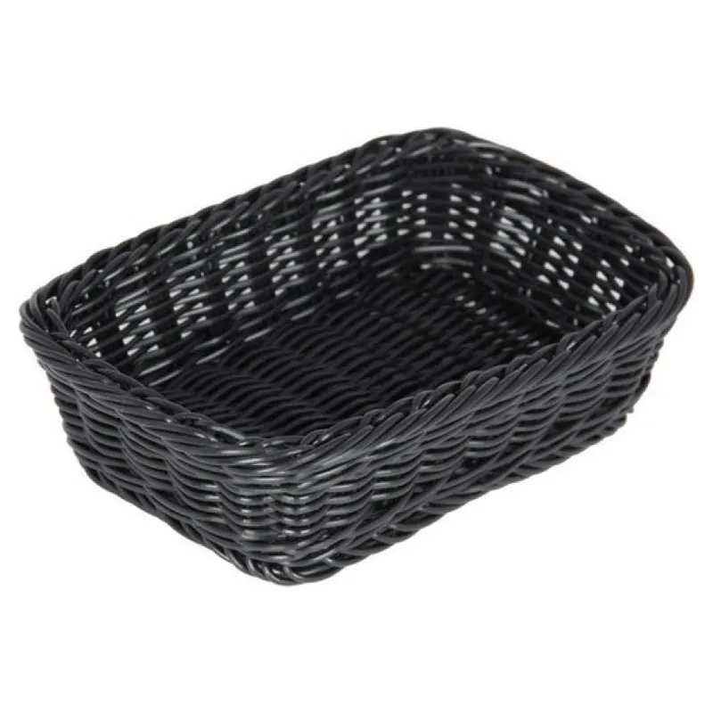 Gurmeaid Ekmek Sepeti, 24x18x8 cm, Siyah