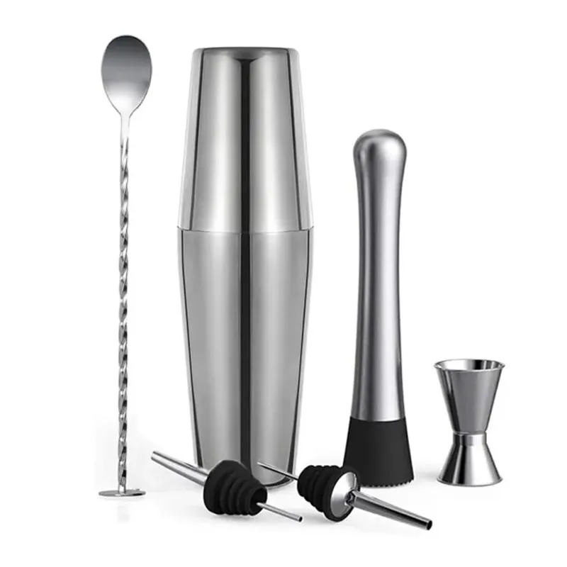 Vosco VSC-600B 6 Parça Boston Shaker Kokteyl Seti, 750 ml