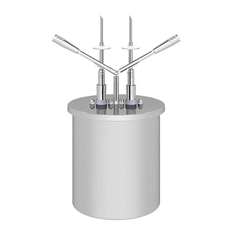 Kalando KD-019-10 Çift Enjekte Dolum İğneli Paslanmaz Çelik Hazneli Çift Kollu Sos Pompası, 10 L