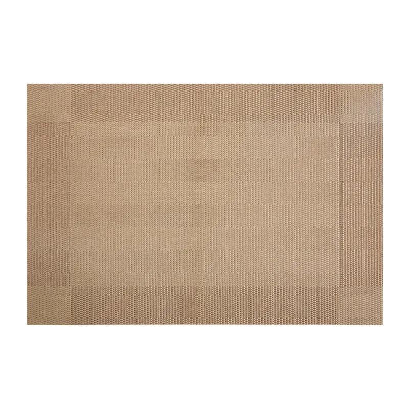Biradlı BRD-2066 Dikdörtgen PVC Amerikan Servis, 30x45 cm, Kahverengi