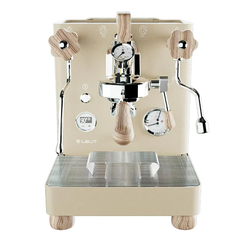 Lelit Bianca PL162T V3 Pedallı Çift Kazanlı Ticari Espresso Kahve Makinesi, Gold