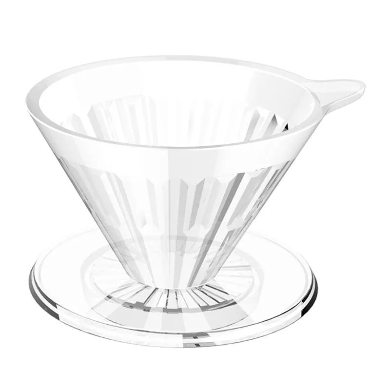 Timemore Crystal Eye 02 V60 Plastik Dripper, 4 Fincan