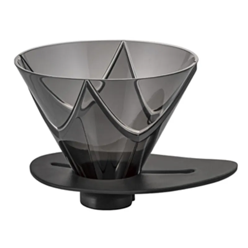 Hario VDMU-02-TB V60 Mugen Plastik Dripper, Siyah