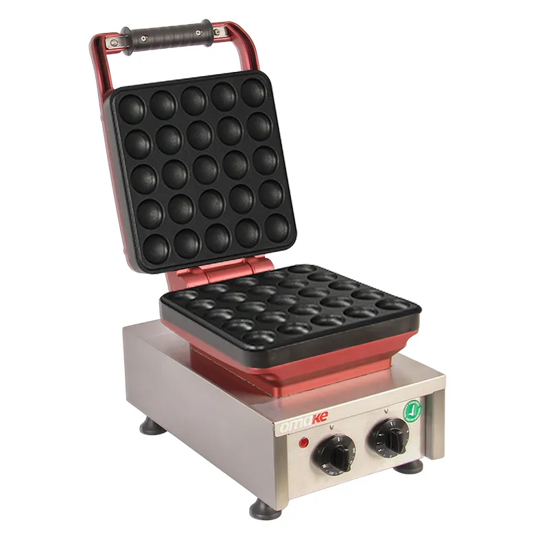 Omake WFL21.E12 Z5F Zamanlayıcılı Mini Top Tekli Waffle Makinesi, Elektrikli