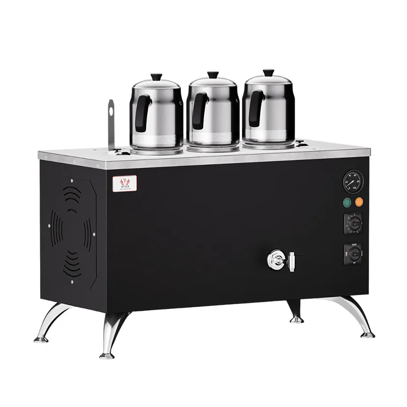 Anka Pro Full Otomatik 3 Demlikli Çay Kazanı, 30 L, Elektrikli, Siyah