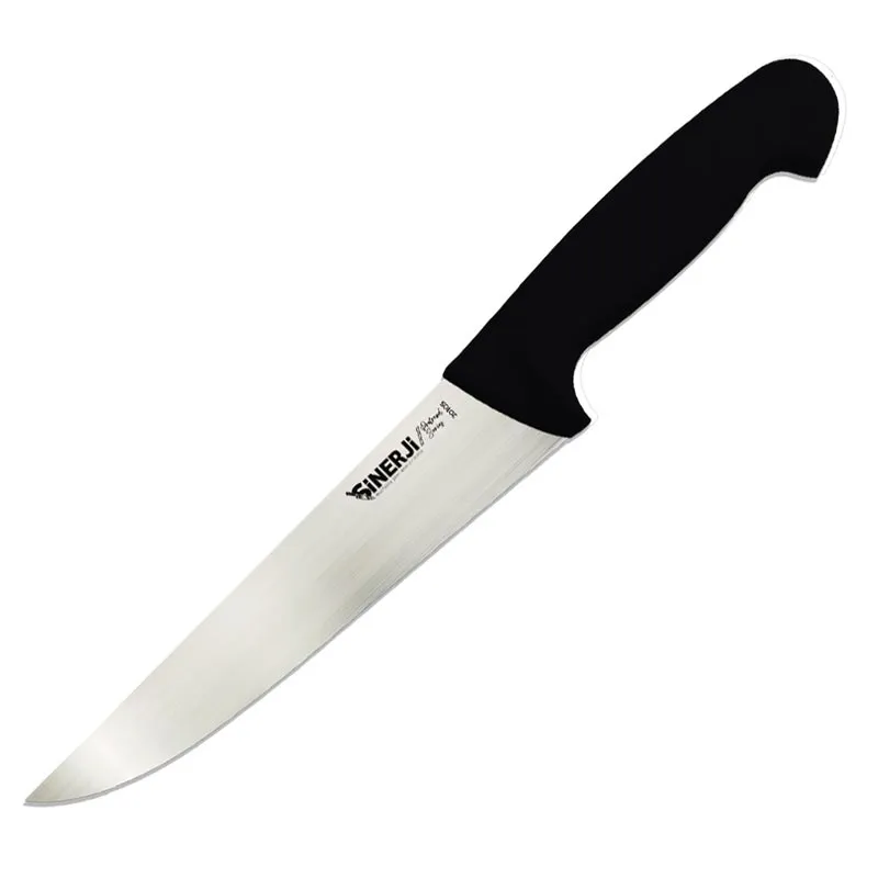 Sinerji Protrend No 5 Plastik Saplı Kasap Bıçağı, 25 cm, Siyah