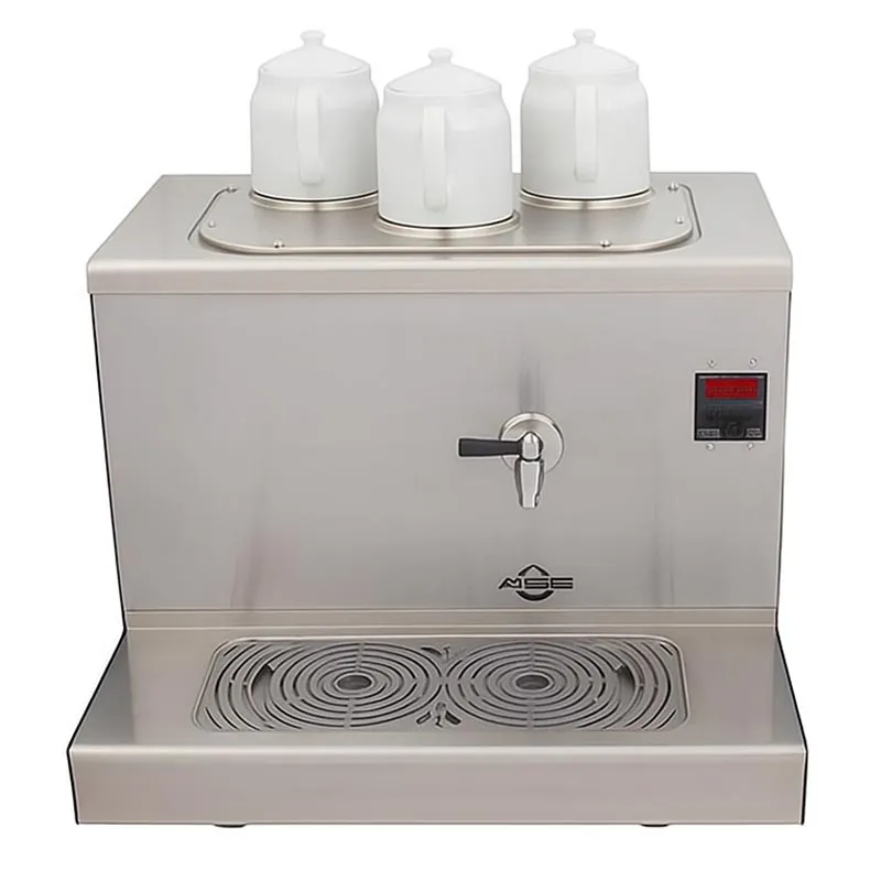 Ateşe Cappadocia Dijital 3 Demlikli Çay Kazanı, 30 L, Elektrikli, Inox