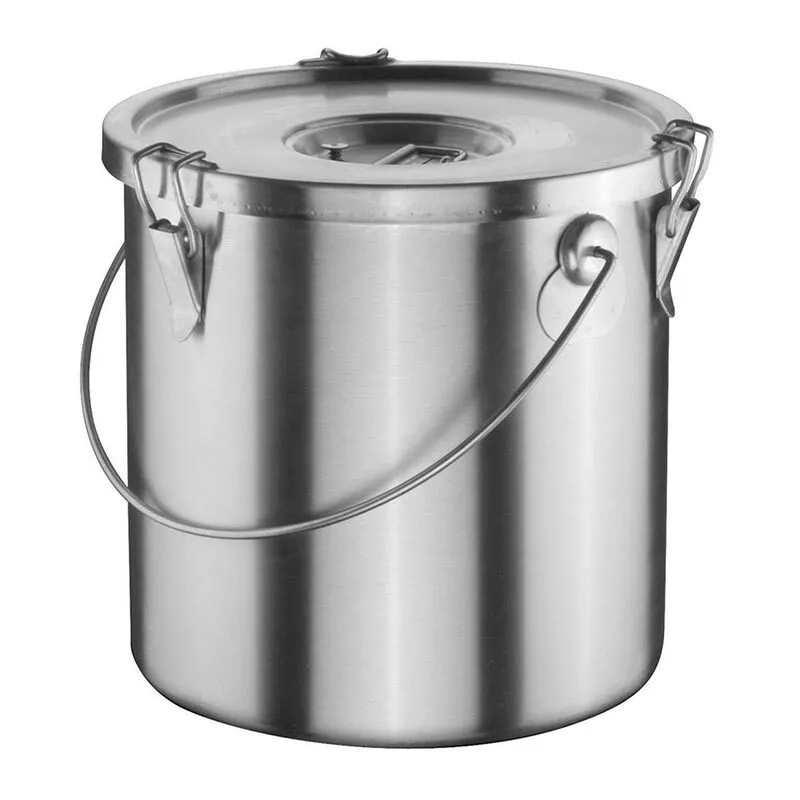 Bilge Inox Metal Saplı Kapaklı Yemek Taşıma Kabı, 40x40 cm