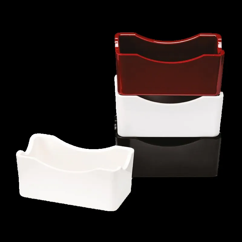 Zicco K-2050 Melamin Poşet Şekerlik, 6.5x12x5 cm, Beyaz