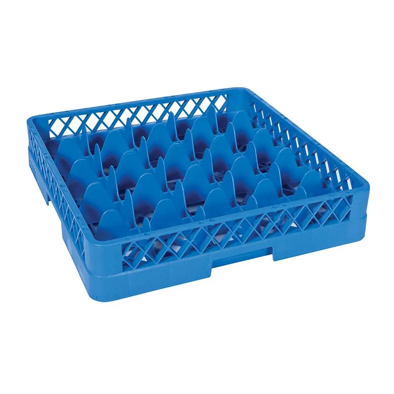 Tribeca Bardak Basketi, 25 Bölmeli, 500x500x100 mm, Mavi
