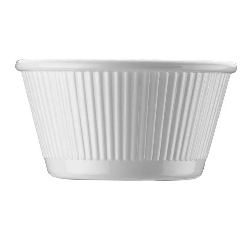 Bora Plastik Yuvarlak Mini Sosluk, Polikarbonat, 8.4x4.4 cm, Beyaz
