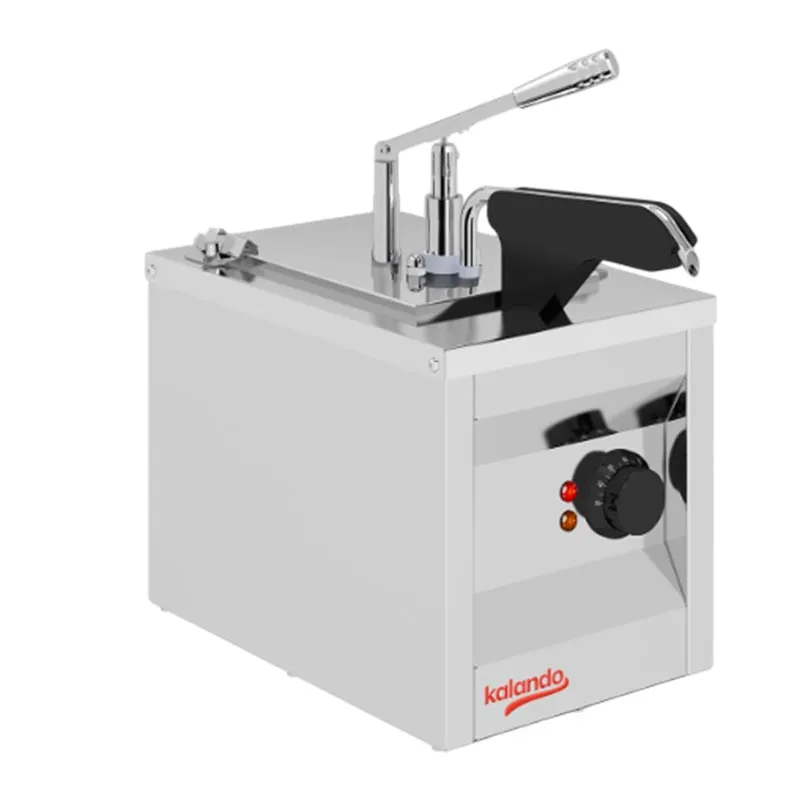 Kalando KD-021 GN 1/4 Isıtmalı Musluklu Manuel Termostatlı Benmari Dispenseri, 5 L