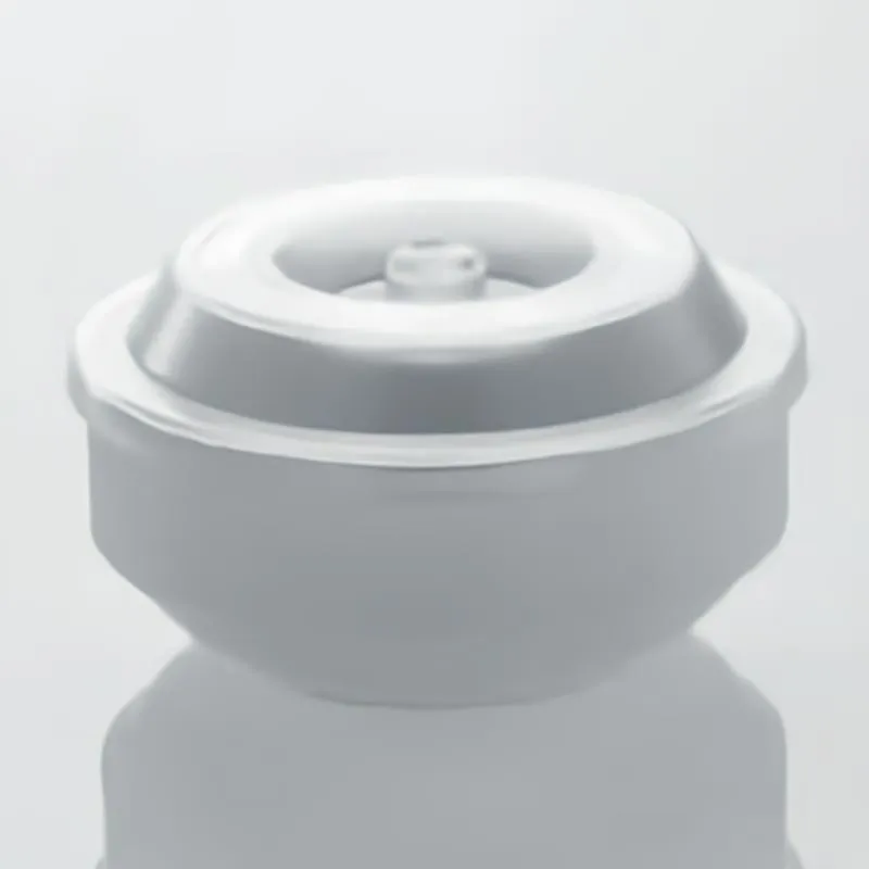 Rubikap Yuvarlak Polikarbonat Tabak Kapağı, 12 cm