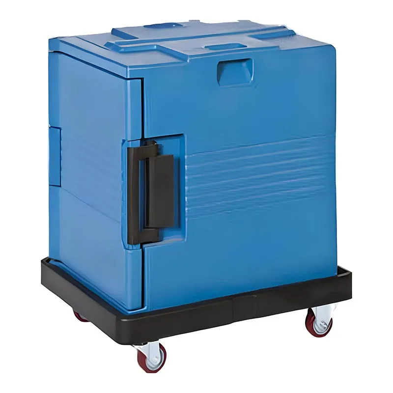 GastroPlast TCB 600C Thermobox Taşıma Arabası, 680x540x160 mm, Siyah