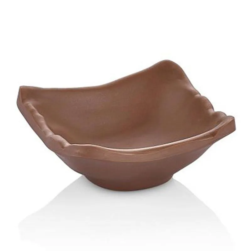 Külsan Thermoset Ramekin, Tekli, 9x8.5 cm, 74 ml, Sütlü Kahve