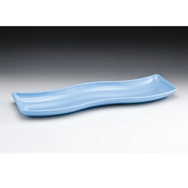 Zicco K-1071 S Model Melamin Teşhir Tabağı, 60x18x4 cm, Mavi