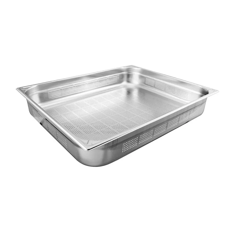 Öztiryakiler GN 2/1-200 mm Köşe Desenli Delikli Gastronorm Küvet