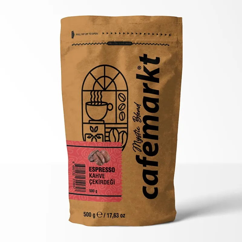 Cafemarkt Mystic Blend Espresso Kahve Çekirdeği, 500 gr