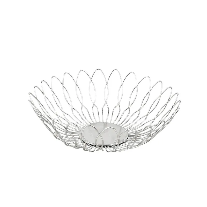 Altınbaşak Paslanmaz Çelik Yuvarlak Ekmek ve Meyve Sepeti, 24 cm