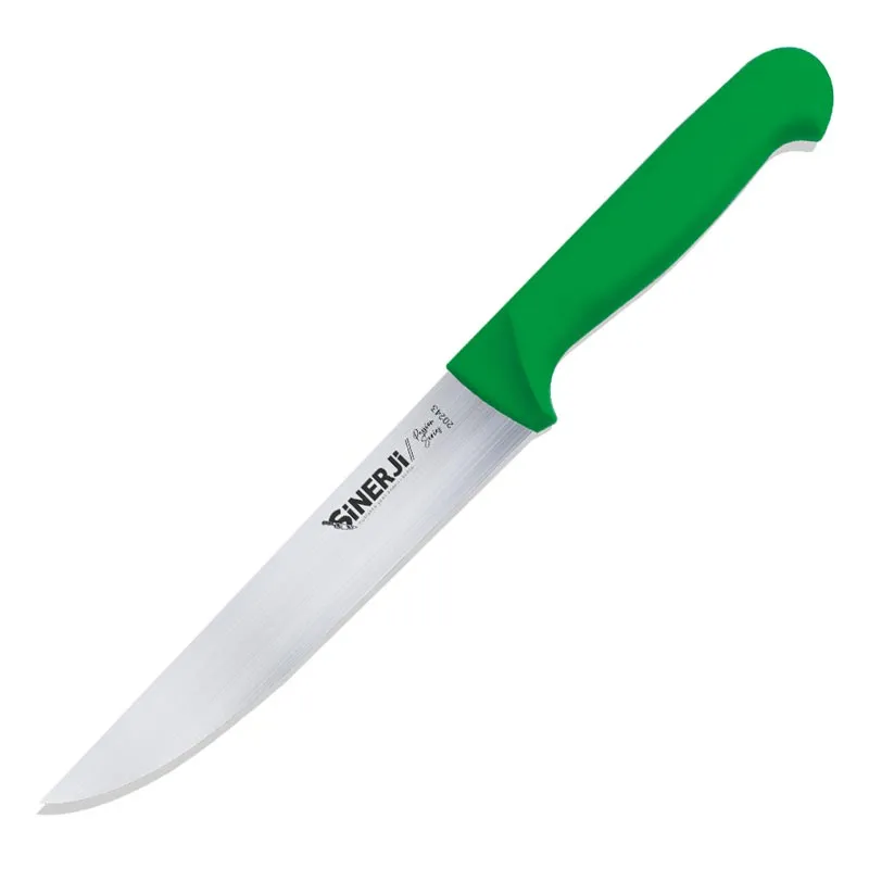 Sinerji Passion Plastik Saplı Mutfak Bıçağı, 16 cm, Yeşil