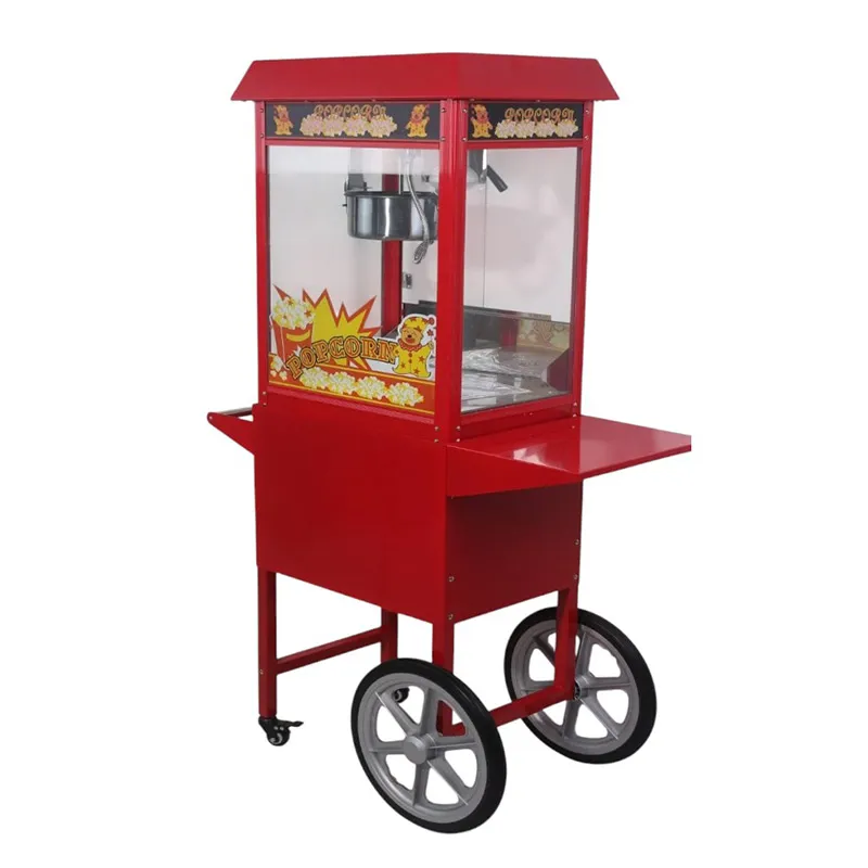 Cemko 1007 Edremit Arabalı Mısır Patlatma Makinesi, 94x82.5x50 cm