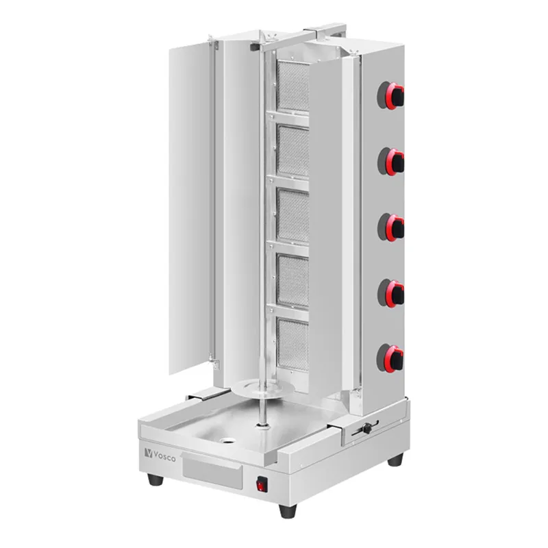 Vosco VKM-NG5R Alttan Motorlu 5 Radyanlı Döner Makinesi, Doğalgazlı