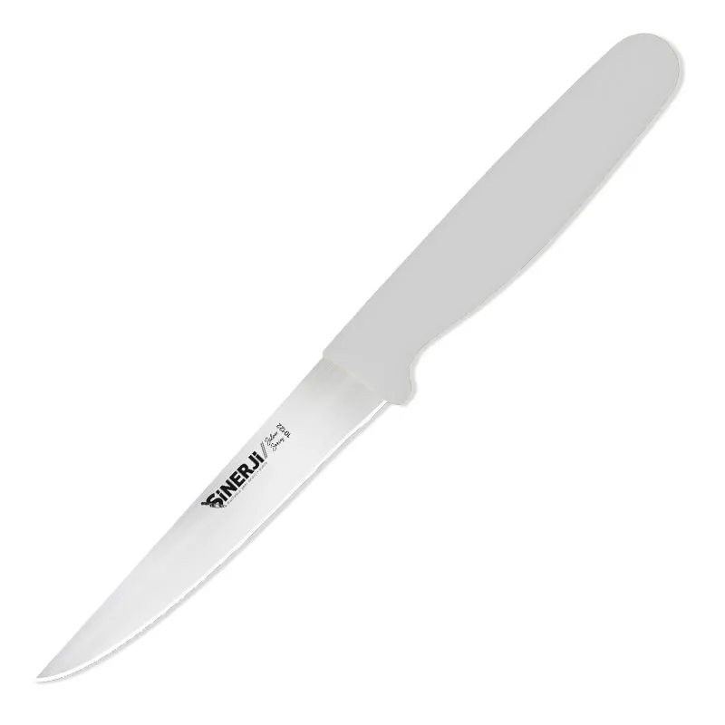 Sinerji Silver Plastik Saplı Lakerda Bıçağı, 25 cm, Beyaz