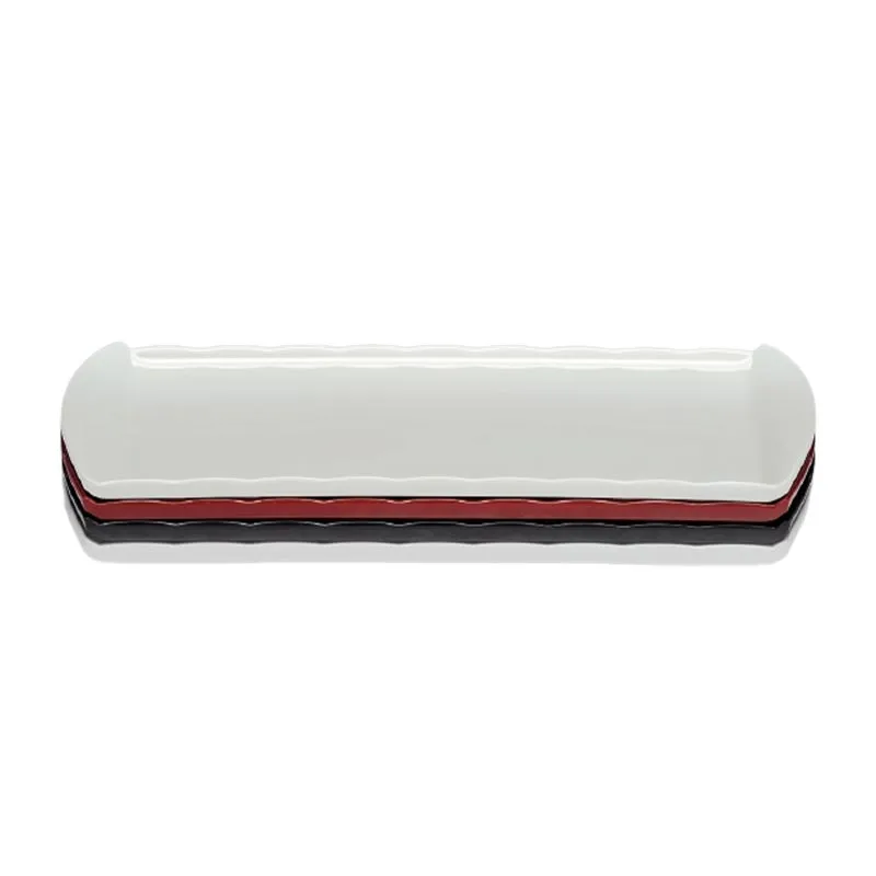 Zicco K-2054 Melamin Teşhir Tabağı, 20x35 cm, Beyaz