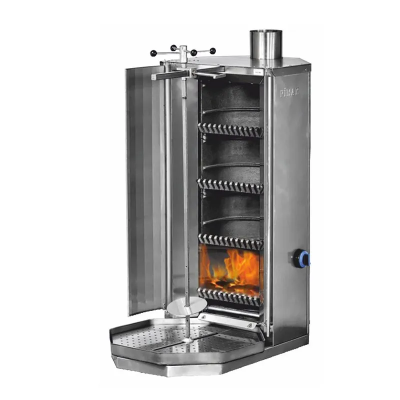 Pimak Döner Makinesi, 4 Gözlü, Kömürlü