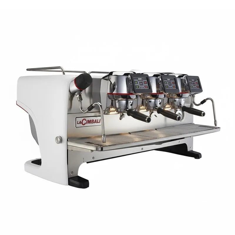 La Cimbali M200 PROFILE DT/3 TOUCH Tall Cup Tam Otomatik Espresso Kahve Makinesi, 3 Gruplu, Beyaz