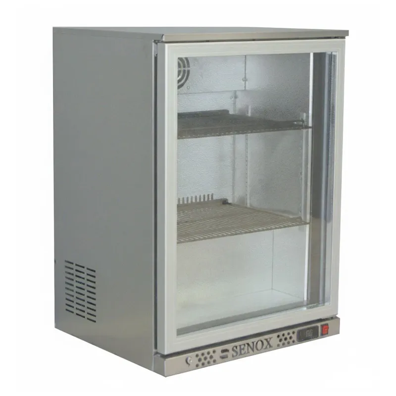 Senox SBC150 Bar Arkası Şişe Soğutucu Dolap, Tek Kapılı, 138 L, Krom