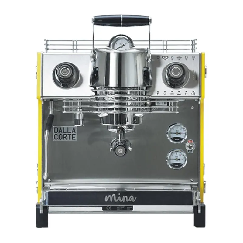 Dalla Corte Mina Espresso Kahve Makinesi, 1 Gruplu, Sarı