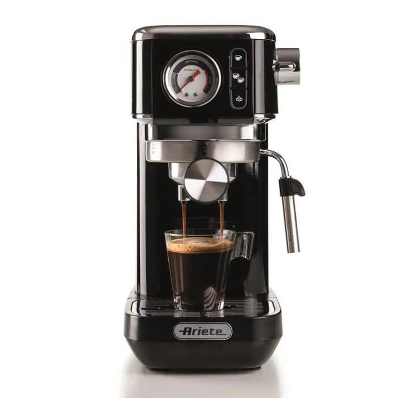 Ariete 1381/12 Moderna Slim Espresso Kahve Makinesi, Siyah