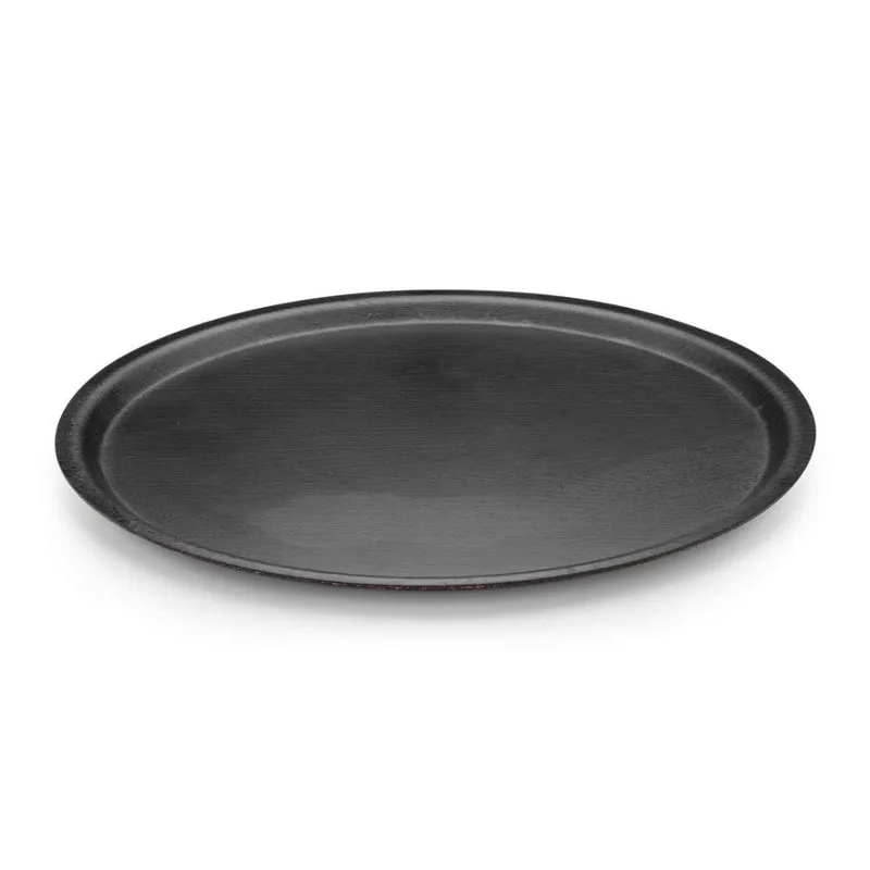 Tria TFY33SCM Mat Yüzey Kraft Yuvarlak Tepsi, 33 cm, Karbon Siyah