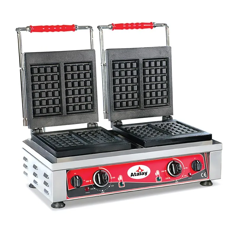 Atalay AWM-2402 Çiftli Kare Waffle Makinesi, Elektrikli