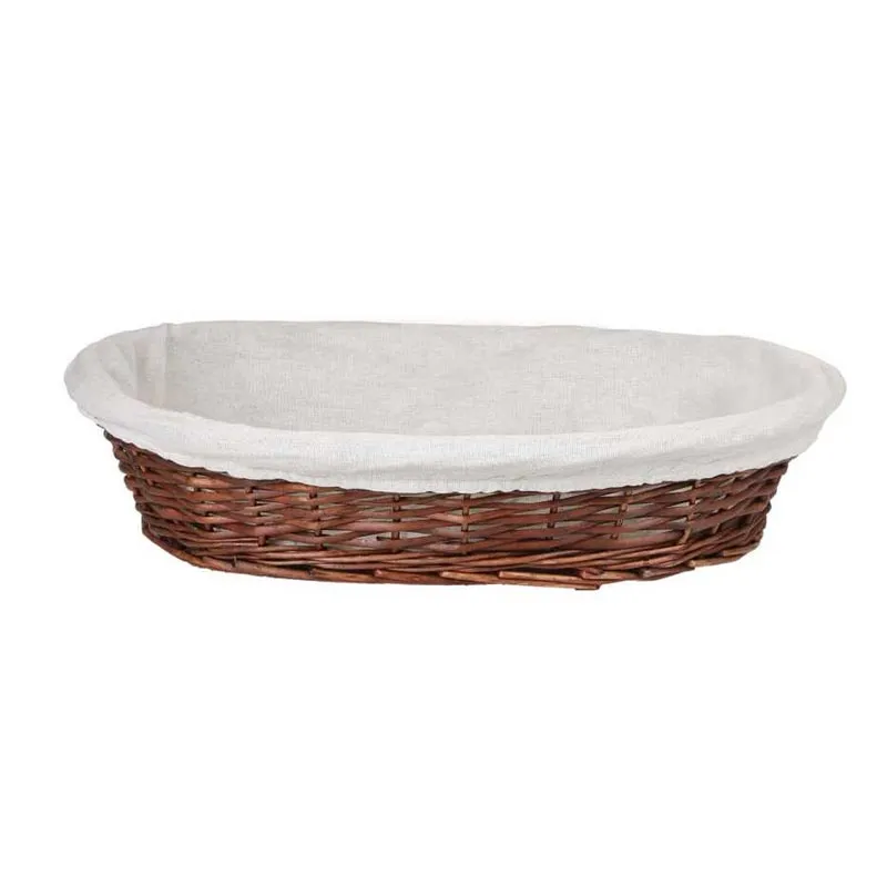 Epinox ESO-55R Hasır Bezli Oval Açık Büfe Sepeti, 55 cm