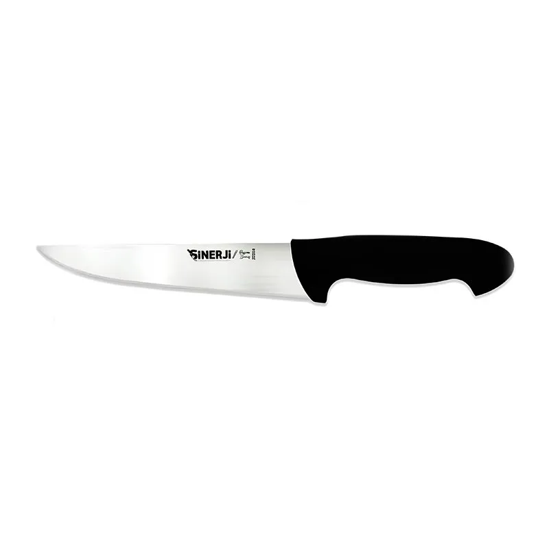 Sinerji Passion No 5 Plastik Saplı Kasap Bıçağı, 25 cm, Siyah