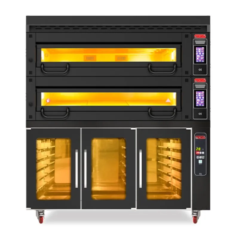 SGS MD 1200 2 Mayalandırma Kabinli Çok Amaçlı 2 Katlı Fırın, Elektrikli