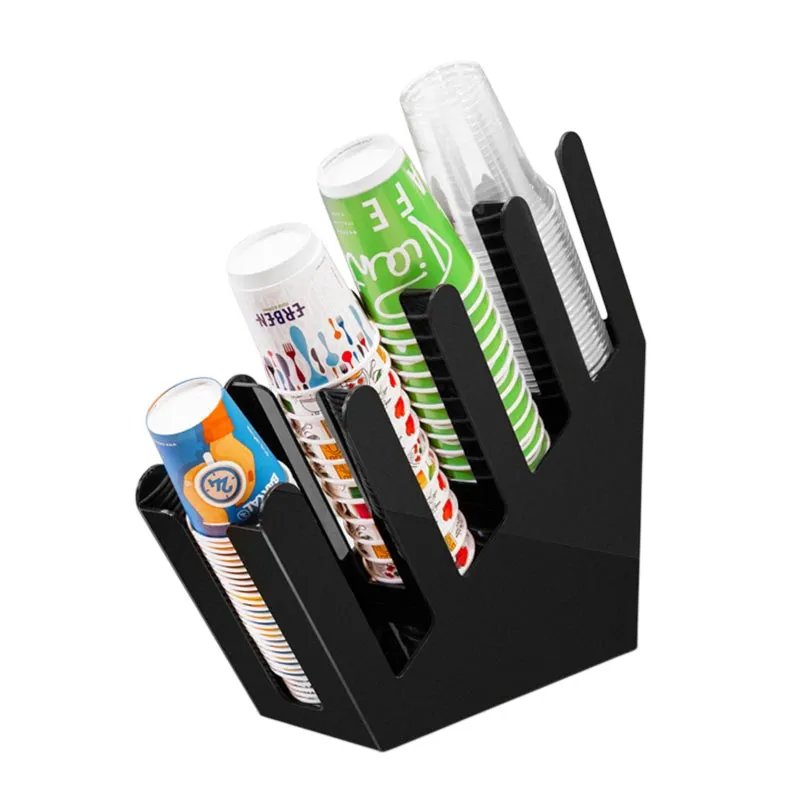 Coffeetech Pleksi Bardaklık Standı, 485x160x475 mm