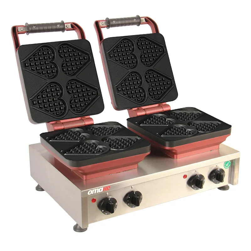 Omake WFL21.E22 Z5F 0701 Zamanlayıcılı Çubuk Çiftli Waffle Makinesi, Elektrikli